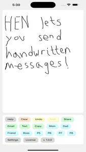 HEN: Handwritten Email Notes screenshot 3