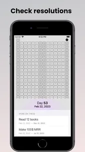 Yearly Progress & Resolution screenshot 2
