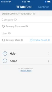 Titan Bank Business screenshot 0