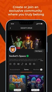 Gamic: Spaces, Chat & Connect screenshot 5