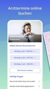 Online-Arzt von Curalie screenshot 1