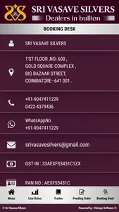 Sri Vasave Silvers screenshot 4