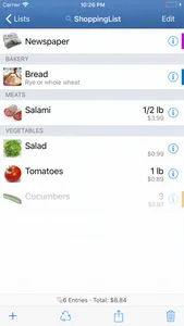 ShoppingList screenshot 0