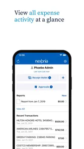 Nexonia Expenses screenshot 2