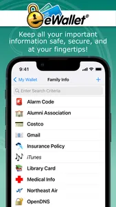 eWallet - Password Manager screenshot 0
