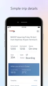 British Airways screenshot 5