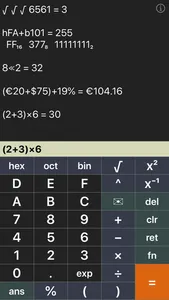 Calc screenshot 1