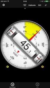 Clinometer + bubble level screenshot 0