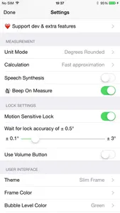 Clinometer + bubble level screenshot 4