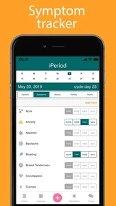 iPeriod Period Tracker + screenshot 4