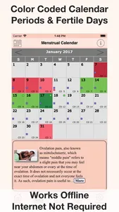 Menstrual Calendar FMC screenshot 1