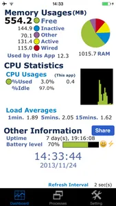 SysStats Lite screenshot 0