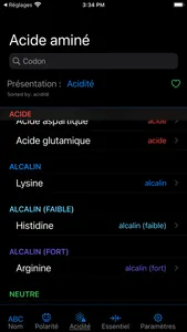 iAmino - Amino Acids screenshot 6