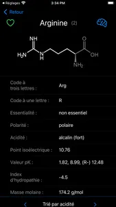 iAmino - Amino Acids screenshot 7