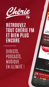 Chérie FM : Radios & Podcasts screenshot 0