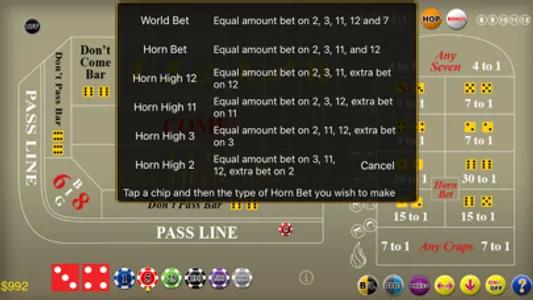 Craps Deluxe screenshot 4