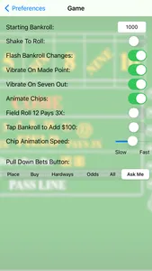 Craps Deluxe screenshot 5