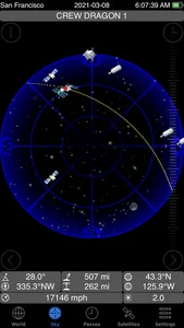 GoSatWatch Satellite Tracking screenshot 1