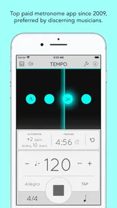 Tempo - Metronome with Setlist screenshot 0