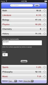 My Marks screenshot 1