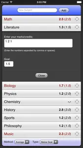 My Marks screenshot 3