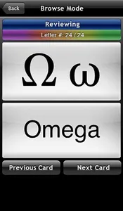 Greek Alphabet Flip screenshot 1