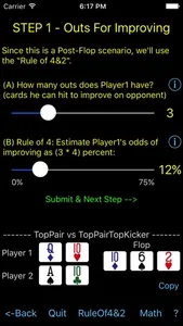 Poker Odds Teacher screenshot 1