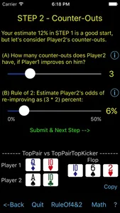 Poker Odds Teacher screenshot 2