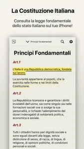 Costituzione Italiana screenshot 0