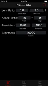ProjectorCalc screenshot 0
