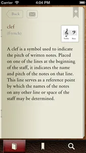 Musictionary Music Dictionary screenshot 1