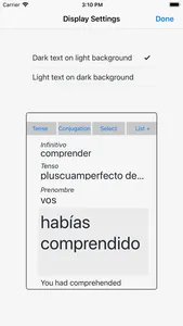 Verbos - Spanish Verb Trainer screenshot 8