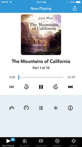 Audiobooks screenshot 1