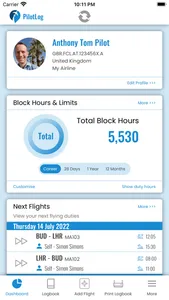 PilotLog screenshot 0