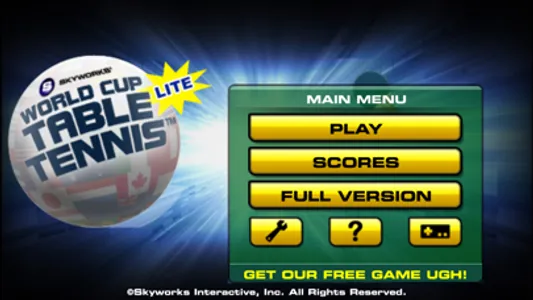 World Cup Table Tennis™ Lite screenshot 0