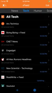 xFeed RSS Reader screenshot 0