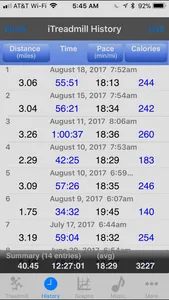 iTreadmill Pedometer screenshot 3