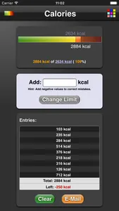 Calories screenshot 2