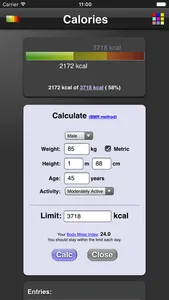Calories screenshot 3