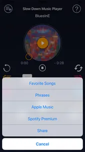 Slow Down Music Player screenshot 1