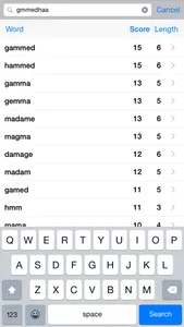 Lexeme Free Word Game Helper screenshot 1