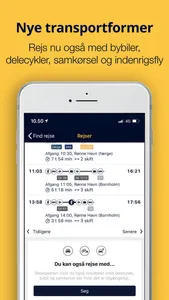Rejseplanen screenshot 2