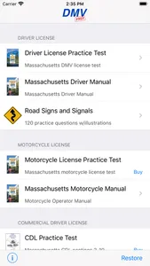 Massachusetts DMV Test Prep screenshot 0