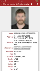 Offender Locator screenshot 2