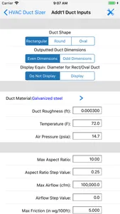 HVAC Duct Sizer screenshot 8