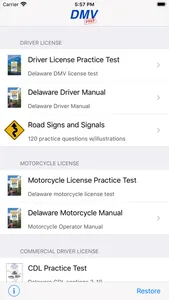 Delaware DMV Test Prep screenshot 0