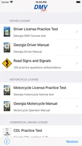 Georgia DMV Test Prep screenshot 0