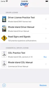 Rhode Island DMV Test Prep screenshot 0