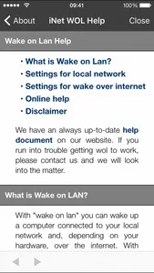 iNet WOL - Wake on Lan screenshot 3