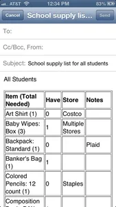 School Supply List screenshot 3